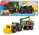 Tractor Dickie Happy Farm cu remorca, 65 cm foto
