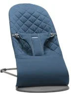 Кресло-шезлонг BabyBjorn Bliss Midnight Blue, хлопок