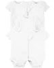 Carter's Set 5 piese body alb foto