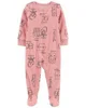 Carter's Pijama Fleece roz foto
