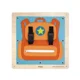 Jucarie din lemn pe perete Viga Toys Dressing and Zippering foto
