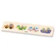 Puzzle cu maner din lemn Viga Toys Transport