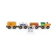 Set de joaca suplimentar pentru calea ferata din lemn Viga Toys Farm Train