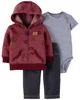 Carter's Set 3 piese Hanorac, body si pantaloni Sport foto