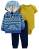 Carter's Set 3 piese Hanorac, pantaloni si body model grafic foto