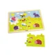 Puzzle in cadru de lemn Viga Toys Park, 24 elemente