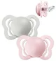 Set suzete ortodontice din silicon BIBS Couture Haze & Blossom (0-6 luni), 2 buc. foto