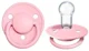 Suzeta rotunda BIBS De Lux Baby Pink din silicon (0-36 luni) foto