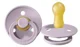 Suzeta rotunda BIBS Dusty Lilac din latex (18-36 luni) foto
