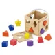 Cub sortator cu forme geometrice din lemn Viga Toys foto