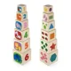 Set de cuburi educative din lemn Viga Toys
