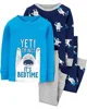Carter's Set 2 pijamale Yeti foto