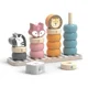 Sortator din lemn Viga Toys Animale din blocuri foto