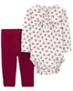 Carter's Set 2 piese Body floral si pantaloni foto