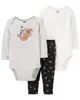 Carter's Set 3 piese Pantaloni si 2 body Koala foto