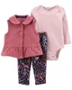 Carter's Set 3 piese Vesta, body si pantaloni Vulpe foto