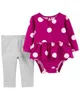 Carter's Set 2 piese Body si pantaloni Buline