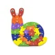 Puzzle 3D din lemn Viga Toys Melc cu litere