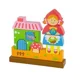 Puzzle magnetic 3D din lemn Viga Toys Scufita Rosie