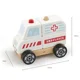 Masina din blocuri de lemn Viga Toys Ambulanta demontabila foto