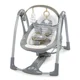 Музыкально-электронные качели 2 в 1 Bright Starts Ingenuity Swing 'n Go Portable Swing - Bella Teddy