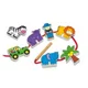 Jucarie educativa cu siret din lemn Viga Toys Zoo foto