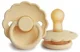 Suzeta rotunda din latex FRIGG Daisy Pale Daffodil (0-6 luni) foto