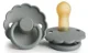 Круглая латексная пустышка FRIGG Daisy French Gray (0-6 мес.) foto