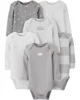 Carter's Set 6 piese body gri foto