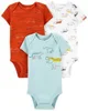 Carter's Set 3 piese body Animale foto