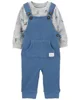 Carter's Set 2 piese Bluza si salopeta Lup foto