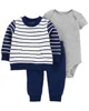 Carter's Set 3 piese Hanorac, body si pantaloni Dungi foto