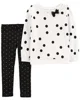 Carter's Set 2 piese Pantaloni si Bluza Buline foto