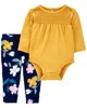 Carter's Set 2 piese Body si pantaloni Flori