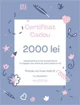 Certificat cadou, 2000 lei