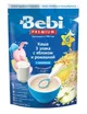 Terci din 3 cereale cu lapte Bebi Premium cu mere si romanita (6+ luni), 200 g