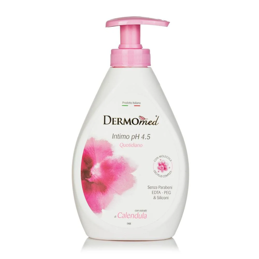 Gel intim pentru piele sensibila Dermomed Calendula cu dozator, 300 ml