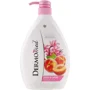 Sapun-crema lichid Dermomed Franghipane White Peach cu dozator, 1000 ml