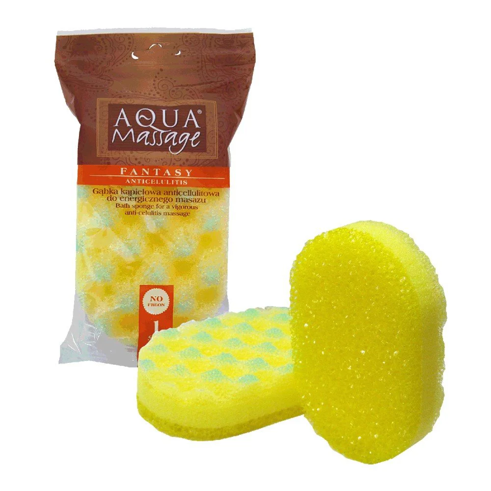 Банная губка для энергичного антицеллюлитного массажа Aqua Massage Fantasy