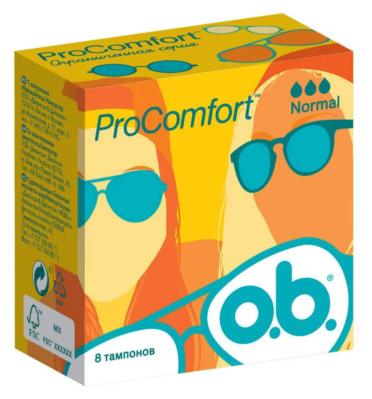 Tampoane OB Pro Comfort Normal, 8 buc.