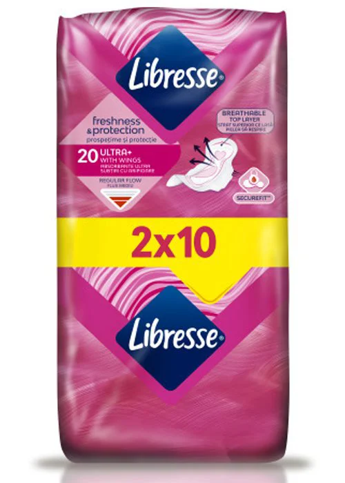 Absorbante Libresse Freshness & Protection Ultra, 20 buc.