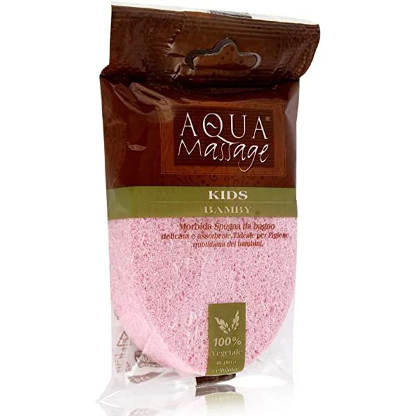 Burete pentru baie p/u copii moale din celuloza ovala Aqua Massage Kids Bamby(129)