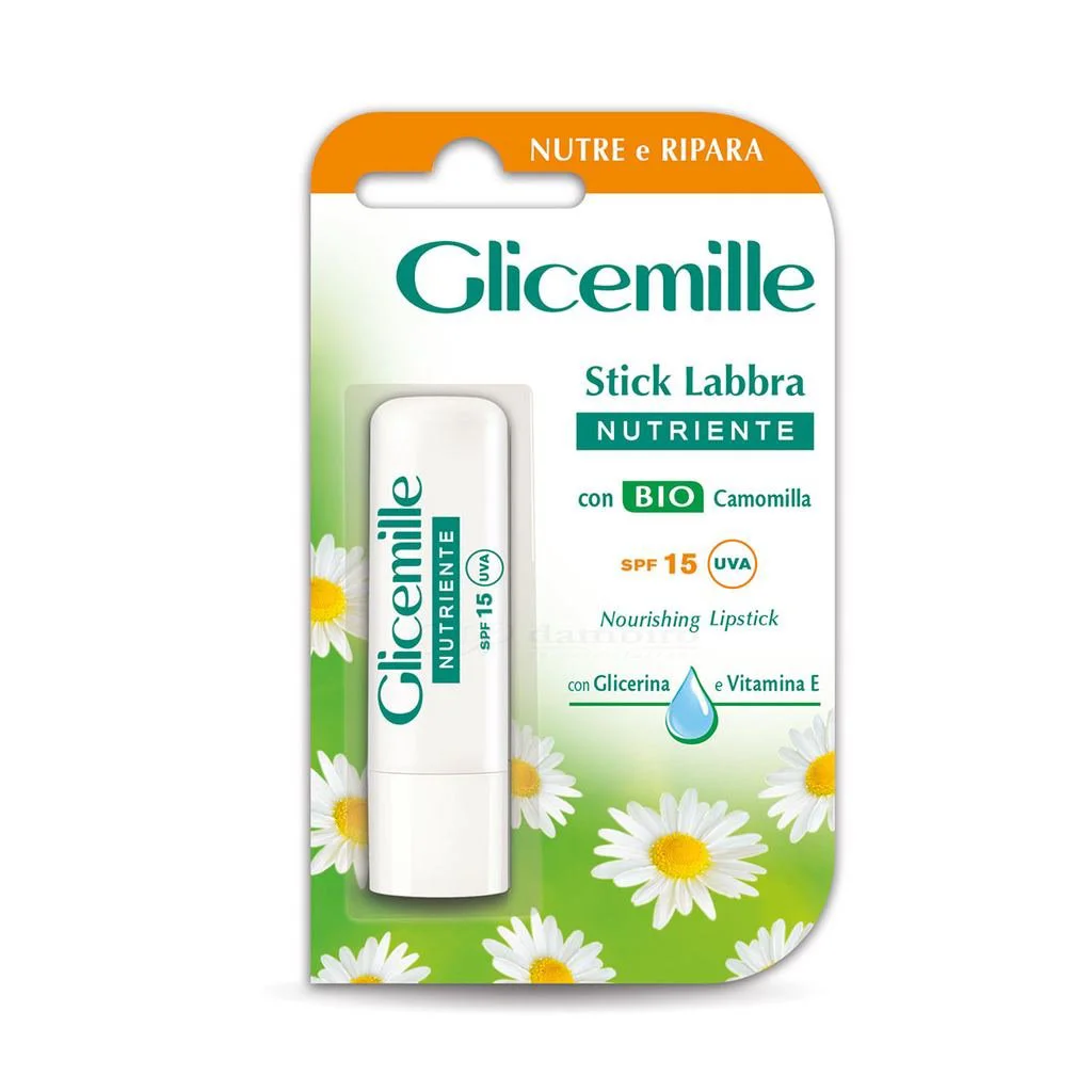 Balsam de buze hranitor Glicemille cu SPF 15, 5,5 ml