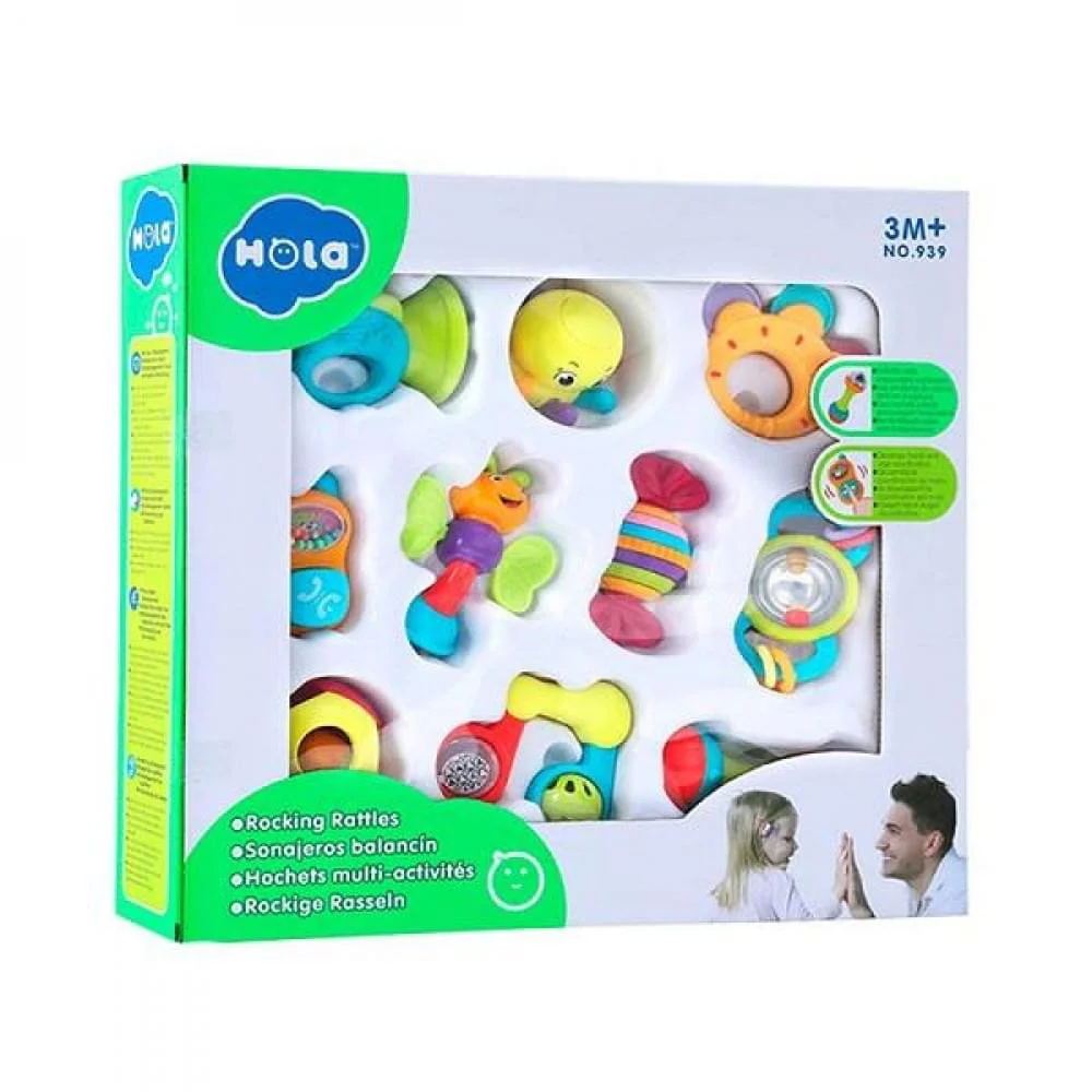Набор погремушек Hola Toys 10 шт