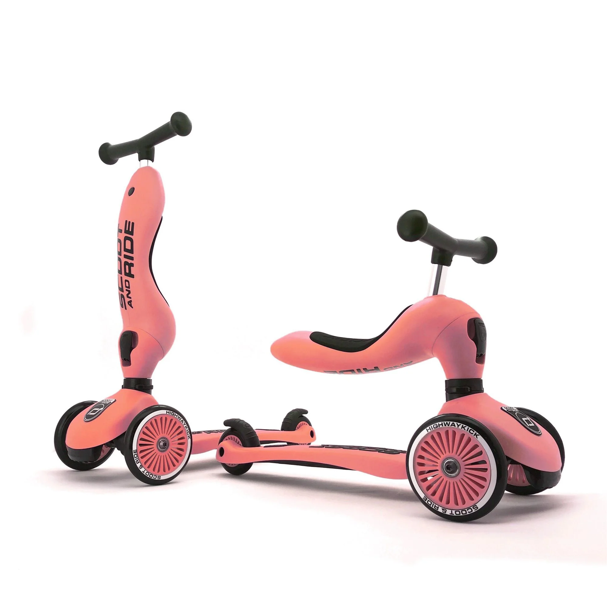 image for Trotineta transformabila 2 in 1 Scoot & Ride HighwayKick 1 Peach foto