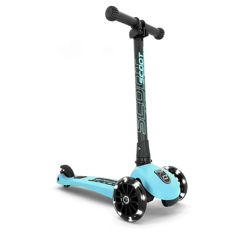 Cамокат cкладной Scoot & Ride HighwayKick 3 Led Blueberry foto