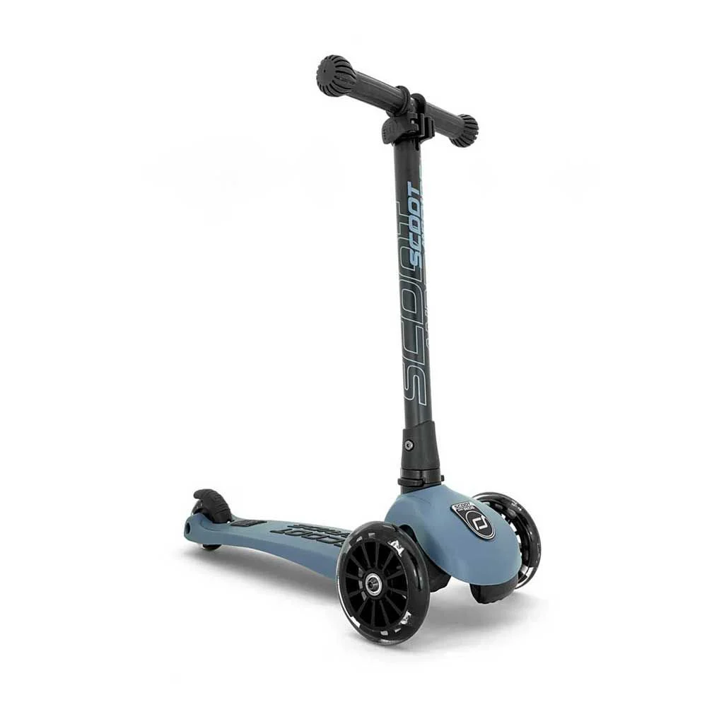Cамокат cкладной Scoot & Ride HighwayKick 3 Led Steel foto