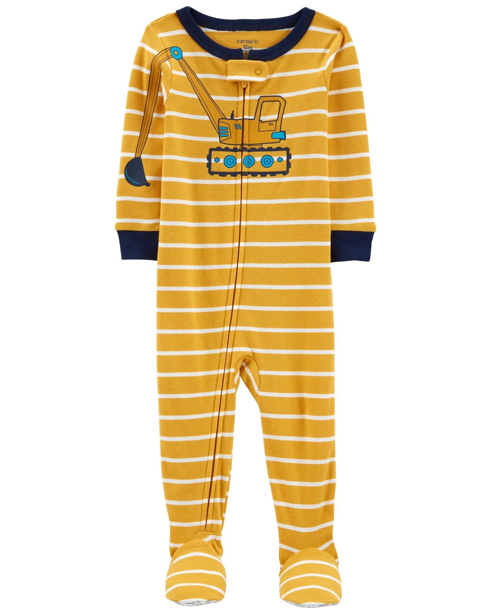 Carter's Pijama cu fermoar Excavator foto