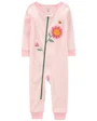 Carter's Pijama cu fermoar Floare foto