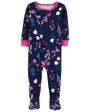 Carter's Pijama cu fermoar Flori foto